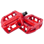 S&M ***BLEMISH***S&M Bikes 101 aluminum pedals - 9/16" spindle (for 3 piece cranks) RED***BLEMISH***