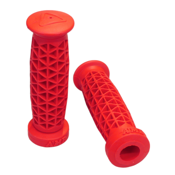 A'ME AME Super Soft Supersoft BMX or MTB low flange bicycle grips - RED