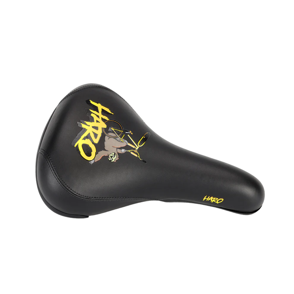 Haro Haro Slo-Ride Legends railed BMX bicycle saddle seat - BLACK