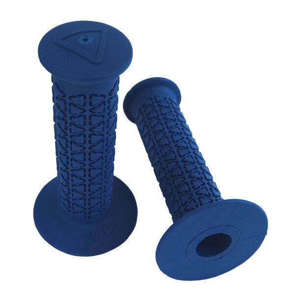A'ME AME old school BMX Bicycle Grips - ROUNDS - BLUE