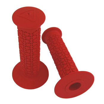thumbnail image 2 of AME Old School BMX Unitron Grips – Red Over Black, Classic Retro Look 2 of 4