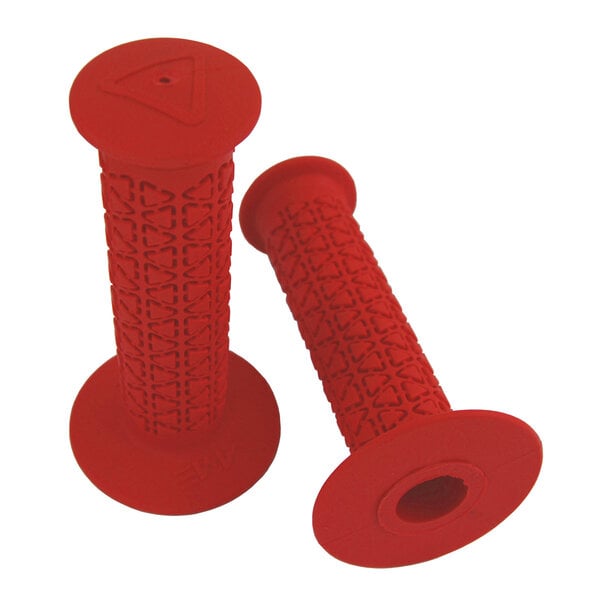 A'ME AME old school BMX bicycle grips - ROUNDS - RED
