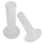 A'ME AME old school BMX bicycle grips - TRI - CLEAR