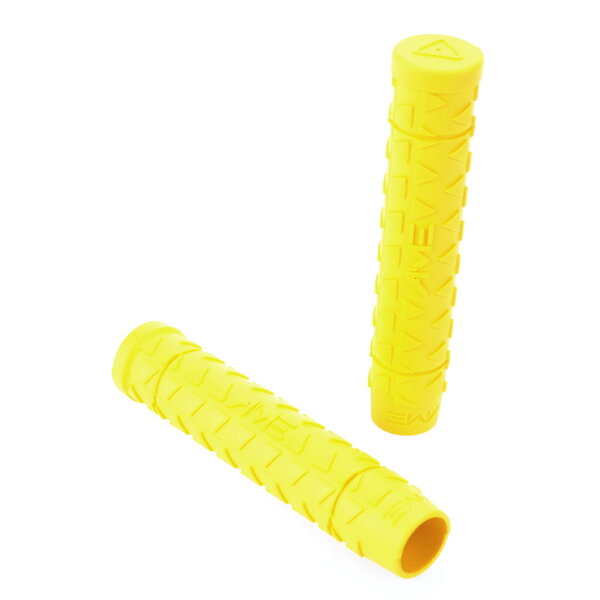 A'ME AME Tri STAR flangeless MTB bicycle grips -  YELLOW