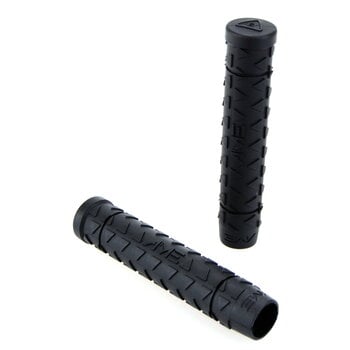 A'ME AME Tri STAR flangeless MTB bicycle grips -  BLACK