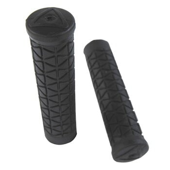 A'ME AME Tri flangeless bicycle grips (MTB or BMX) -  BLACK