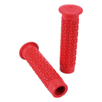 A'ME AME Freestyle Rounds BMX flangeless bicycle grips RED