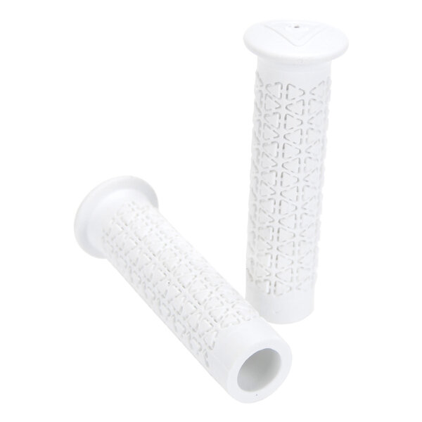 A'ME AME Freestyle Rounds BMX flangeless bicycle grips WHITE