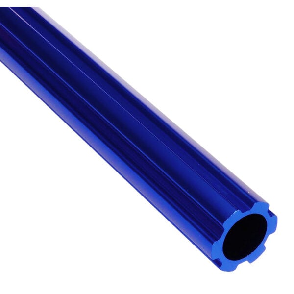 Porkchop BMX Fluted aluminum alloy old school BMX bicycle seat post 22.2mm (7/8") - 450mm - COBALT BLUE ANODIZED