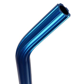 Porkchop BMX Fluted aluminum alloy LAYBACK bicycle seat post 22.2mm (7/8") 490mm DARK BLUE