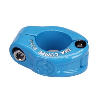 Dia-Compe Dia-Compe MX hinged old school BMX seat clamp - 25.4mm (1") MAUI BLUE