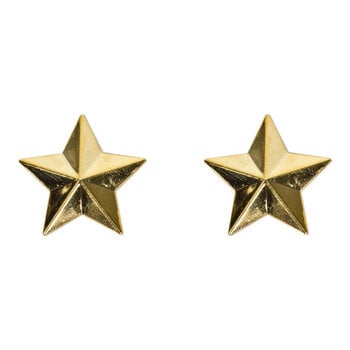 Trik Topz Bicycle Valve Caps (pair) - STAR - GOLD