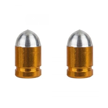 Trik Topz Bullet Bicycle PRESTA Valve Caps (pair) - GOLD