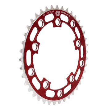 Chop Saw USA Chop Saw I 40T BMX Single Speed Bicycle Chainring 110/130 bcd - RED ANODIZED
