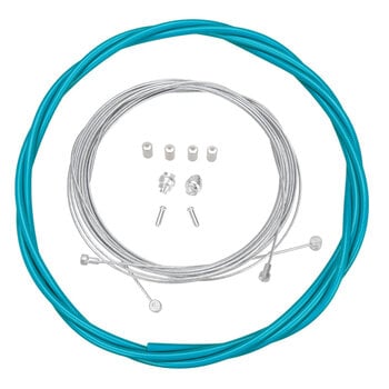 Porkchop BMX Bicycle Brake Cable Kit for Drop Bar Road - TURQUOISE