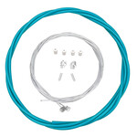Porkchop BMX Premium Bicycle Brake Cable Kit for BMX/MTB - TURQUOISE