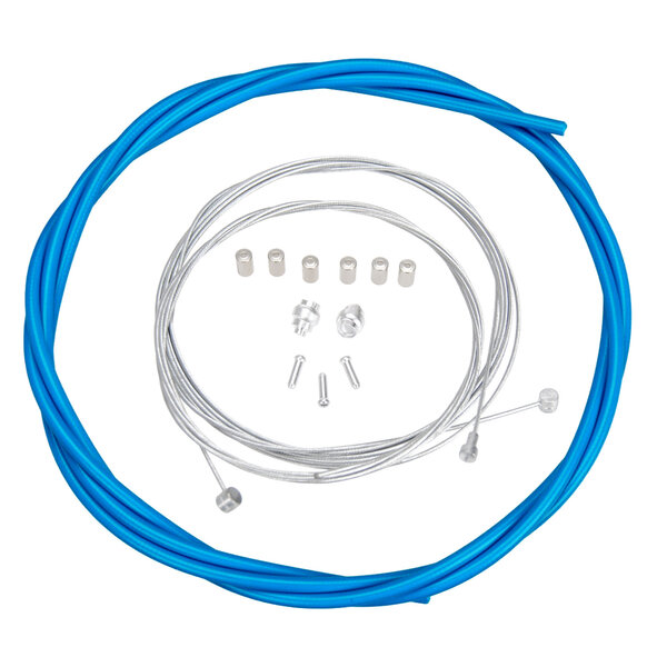 Porkchop BMX ACS Rotor Freestyle Bicycle Brake Cable Kit for BMX/MTB - MEDIUM BLUE