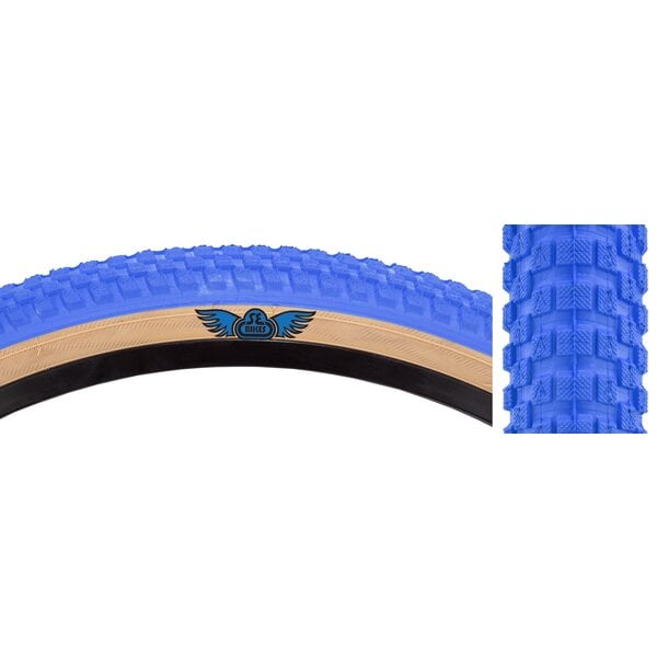 SE Racing SE Racing Cub 20" X 2.0" BMX bicycle skinwall tire BLUE/TAN SIDEWALL