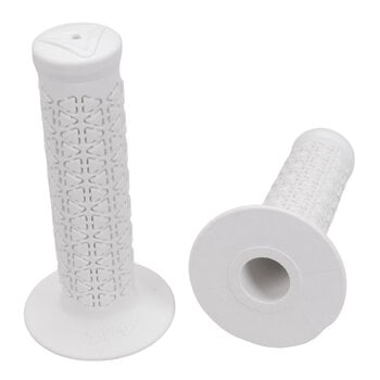 A'ME AME old school BMX bicycle grips - ROUNDS for 1987 Performer/Pro Compe - WHITE