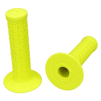 A'ME AME old school BMX bicycle grips - TRI - FLUORESCENT YELLOW