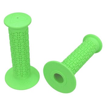 A'ME AME old school BMX bicycle grips - ROUNDS - FLUORESCENT GREEN