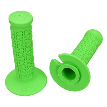 A'ME AME BMX Bicycle Handlebar Grips - MINI - FLUORESCENT GREEN