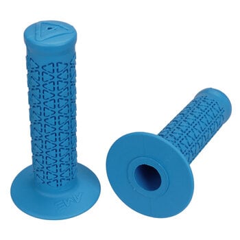A'ME AME old school BMX bicycle grips - ROUNDS for 1987 Performer/Pro Compe - MAUI BLUE