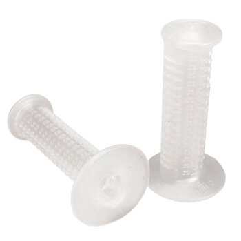 A'ME AME CAM CAMS Old School BMX Bicycle Grips - CLEAR