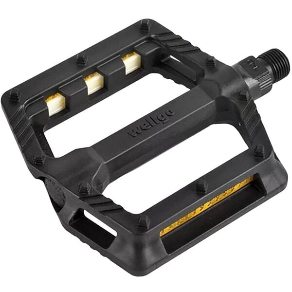 Wellgo Wellgo B239DU resin bicycle platform pedals 9/16" spindle (for 3 piece cranks) - BLACK