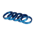 Porkchop BMX Bicycle MINI BMX ROAD MTB headset spacers 1" threadless (SET of 5) 5mm BLUE