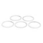 Porkchop BMX Bicycle BMX or MTB headset spacers for 1 1/8" threadless (SET of 5) 2mm - WHITE