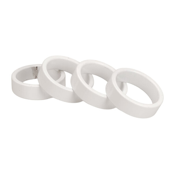 Porkchop BMX Bicycle BMX or MTB headset spacers for 1 1/8" threadless (SET of 4) 10mm - WHITE