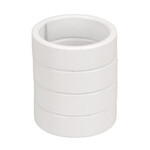 Porkchop BMX Bicycle BMX or MTB headset spacers for 1 1/8" threadless (SET of 4) 10mm - WHITE