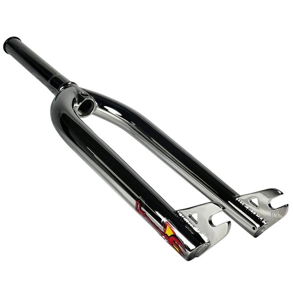 S&M S&M Bikes Limited Edition Shield 10" 1/8" Threadless Pitchfork Fork - CHROME