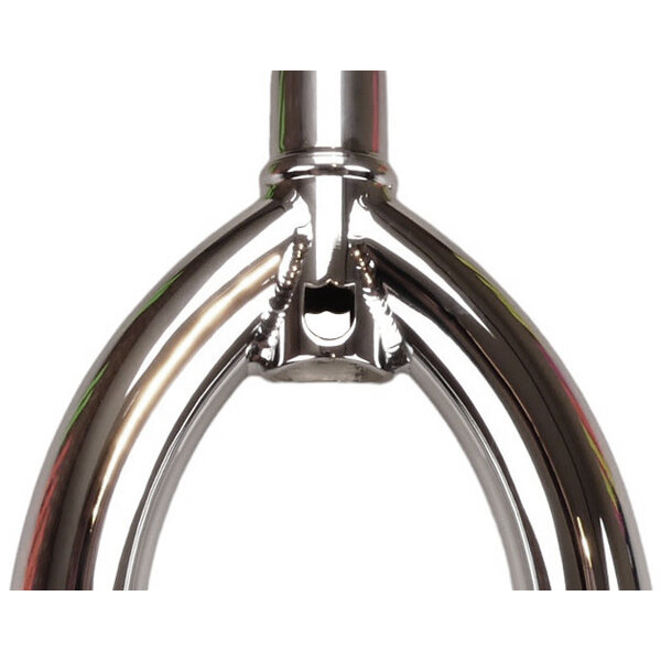 S&M S&M Bikes Limited Edition Shield 10" 1/8" Threadless Pitchfork Fork - CHROME