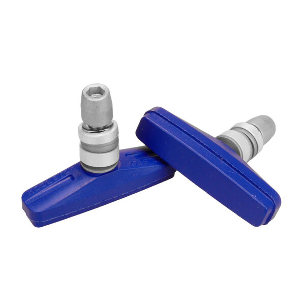 Kool Stop KOOL STOP Tuff composite mags THREADED V-brake U-brake pads BLUE (PAIR)