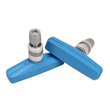 Kool Stop KOOL STOP Tuff composite mags THREADED V-brake U-brake pads AQUA BLUE (PAIR)