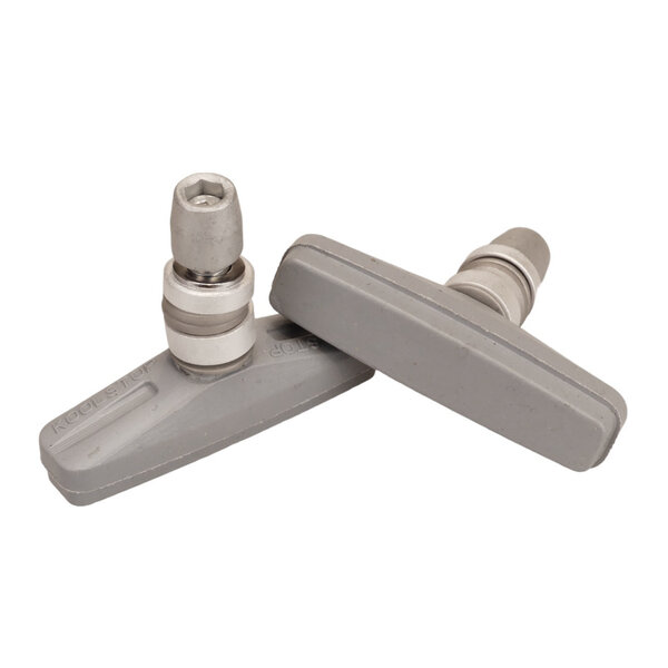 Kool Stop KOOL STOP Tuff composite mags THREADED V-brake U-brake pads GREY GRAY (PAIR)