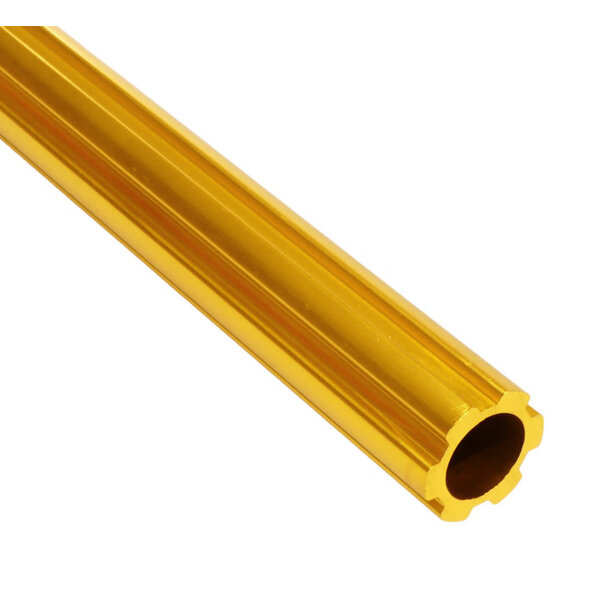 Porkchop BMX ***BLEMISH***Fluted  aluminum alloy old school BMX bicycle seat post 22.2mm (7/8") 450mm - GOLD***BLEMISH***