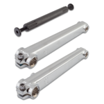 SE Racing ***BLEMISH***SE Racing V-ridge 180mm 19mm spindle chromoly BMX bicycle crankset (arms, spindle, bolts) - CHROME***BLEMISH***