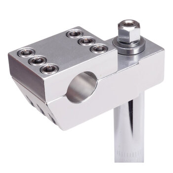 Dia-Compe ***BLEMISH***Dia-Compe Iliad 6 bolt BMX freestyle quill stem (21.1mm) - SILVER***BLEMISH***