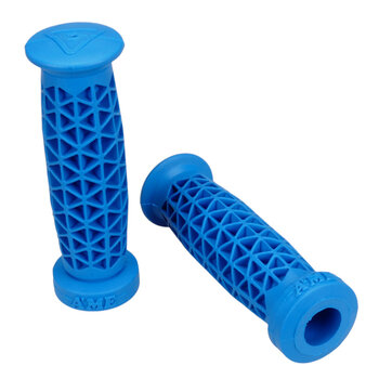 A'ME AME Super Soft Supersoft BMX or MTB low flange bicycle grips - MAUI BLUE