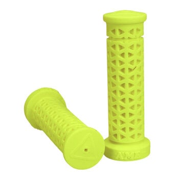 A'ME A'ME Zone bicycle BMX MTB flangeless grips (SOFT) - FLUORESCENT YELLOW