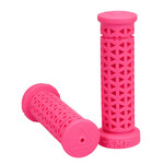 A'ME A'ME Zone bicycle BMX MTB flangeless grips (SOFT) - FLUORESCENT PINK