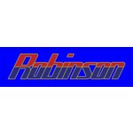 Robinson Robinson BMX 1987-1989 handlebar decal - CLEAR with GOLD outline (for painted frames)
