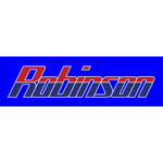 Robinson Robinson BMX 1987-1989 handlebar decal - CLEAR with SILVER outline (for painted frames)