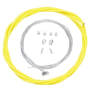 Porkchop BMX Basic Bicycle Brake Cable Kit for BMX/MTB - LEMON YELLOW