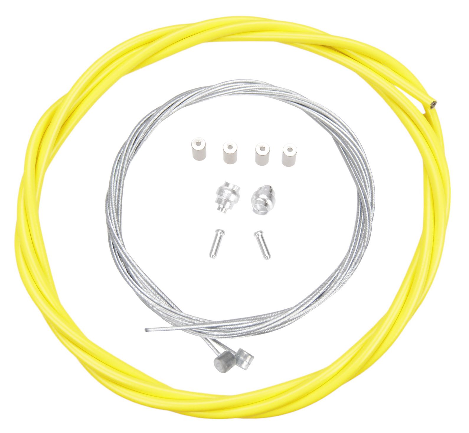 Premium Bicycle Brake Cable Kit for BMX MTB LEMON YELLOW Porkchop BMX