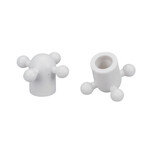 Porkchop BMX Porkchop BMX Iliad Faucet old school BMX bicycle valve caps - WHITE