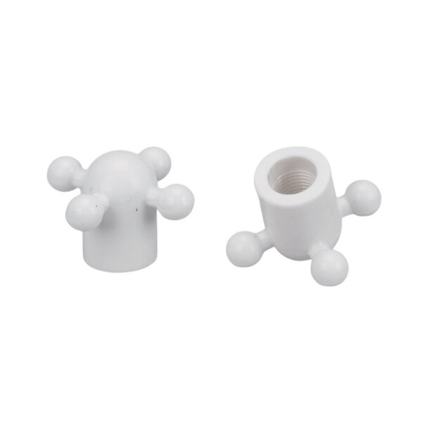 Porkchop BMX Porkchop BMX Iliad Faucet old school BMX bicycle valve caps - WHITE